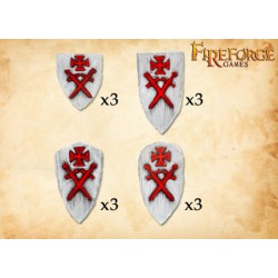 Livonian Order Shields Type...